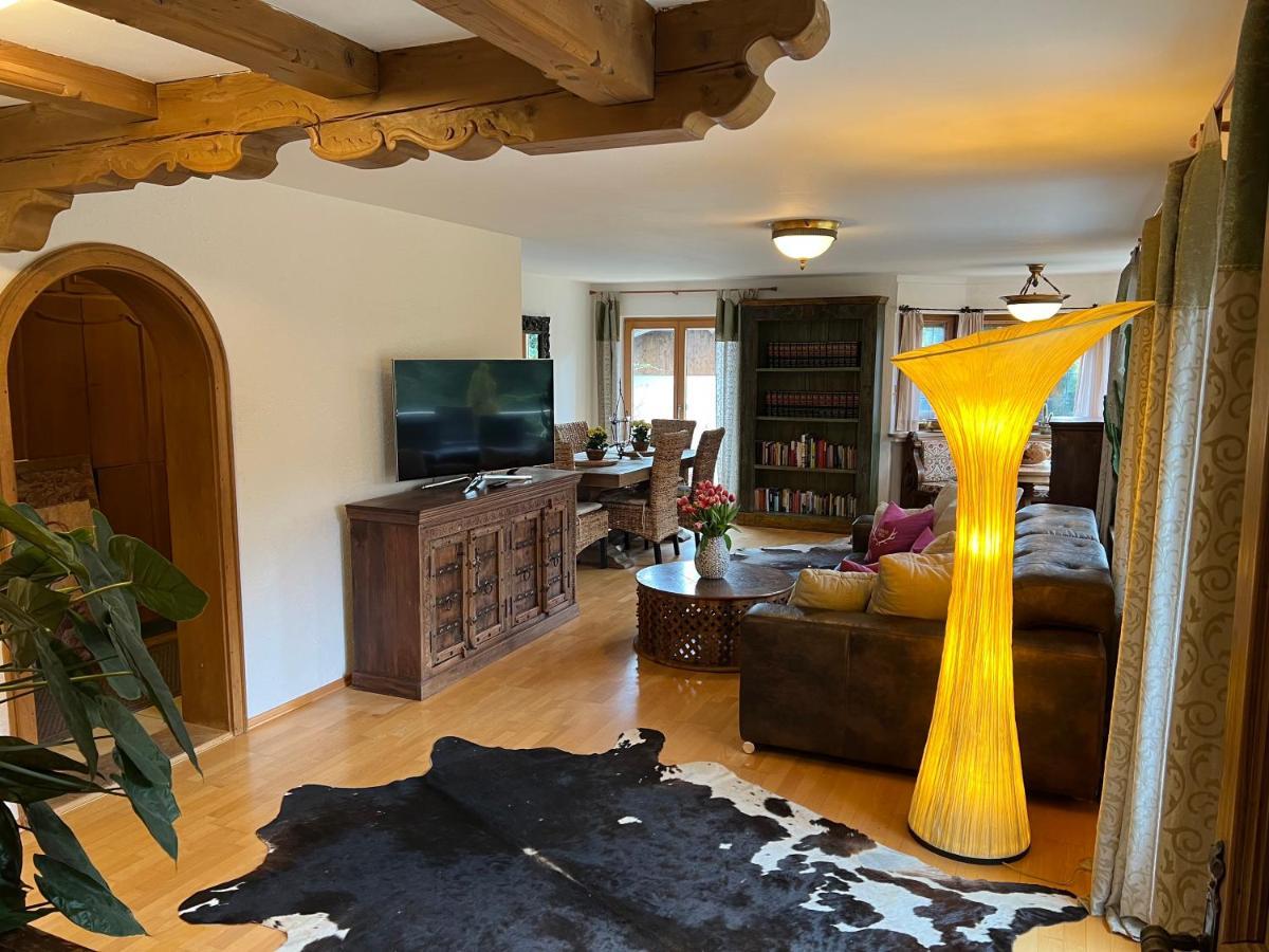Alpen Suite Tegernsee - Grosse Sonnenterasse Und Idyllischer Garten 巴特维塞 外观 照片