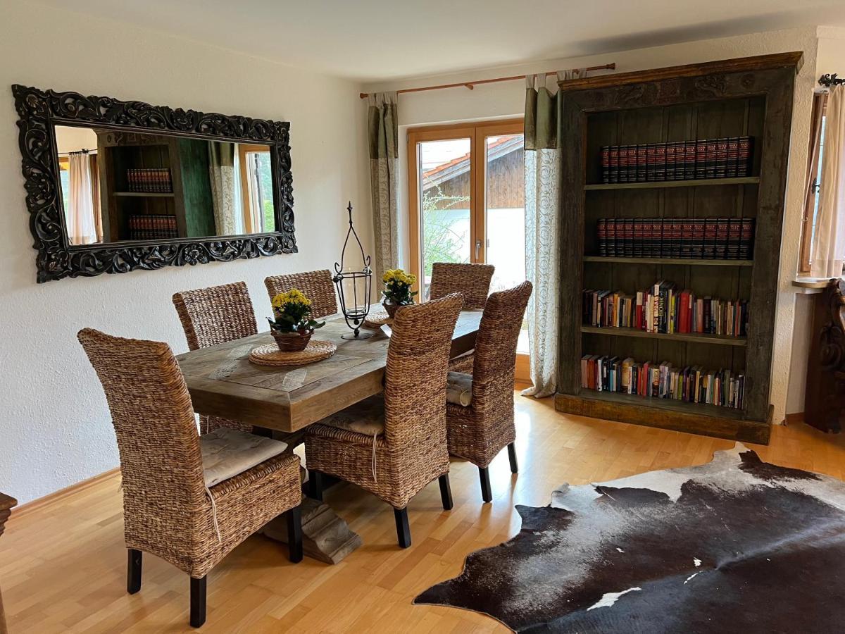 Alpen Suite Tegernsee - Grosse Sonnenterasse Und Idyllischer Garten 巴特维塞 外观 照片